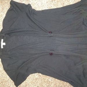 Black cardigan